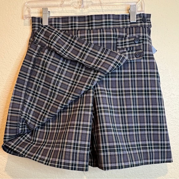 Dennis Uniform Double Tab Pleat Skort - Picture 2 of 4